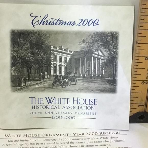 White House Christmas 2000 ornament - Picture 2 of 5